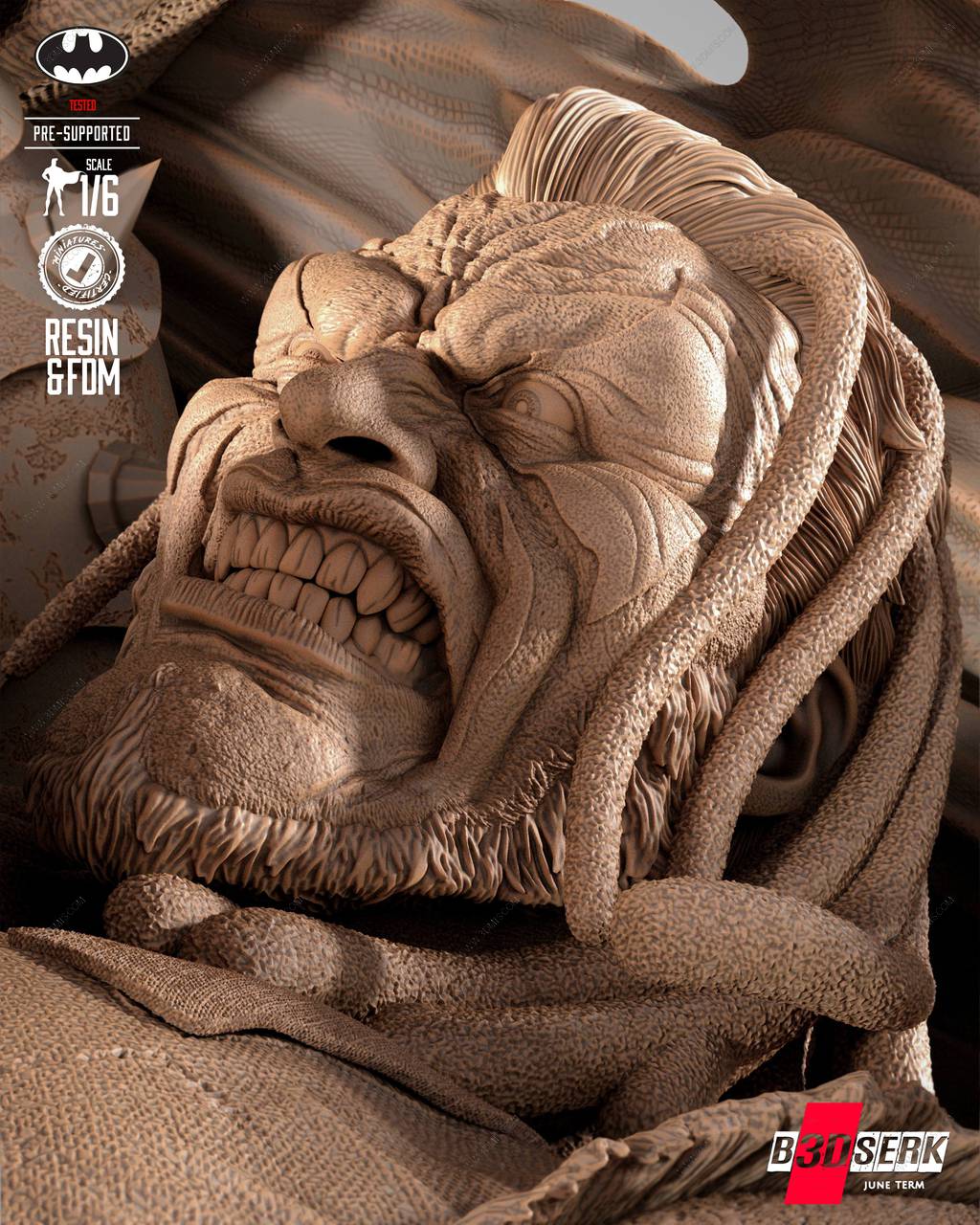 P站图纸印象馆 B3DSERK DC漫画 匝尼亚蝙蝠侠 B3DSERK DC漫画 匝尼亚蝙蝠侠