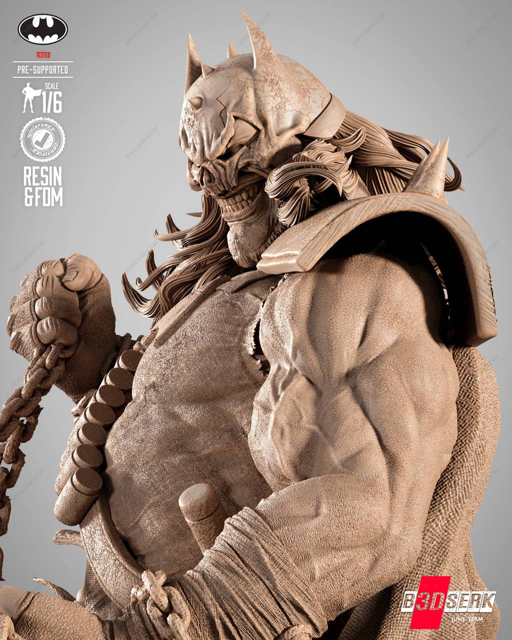 P站图纸印象馆 B3DSERK DC漫画 匝尼亚蝙蝠侠 B3DSERK DC漫画 匝尼亚蝙蝠侠