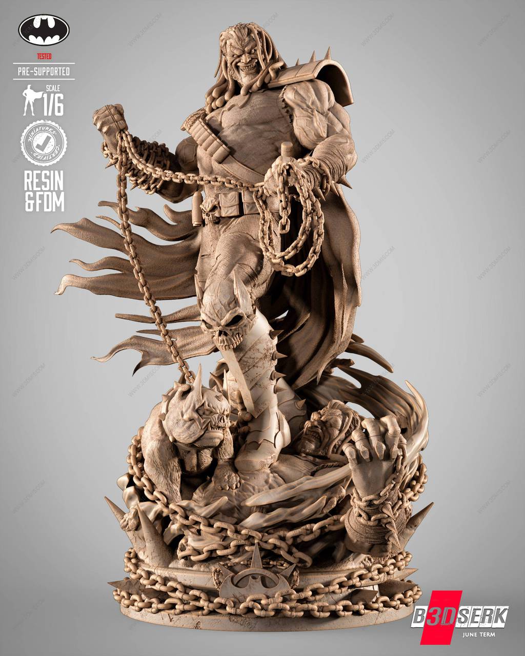 P站图纸印象馆 B3DSERK DC漫画 匝尼亚蝙蝠侠 B3DSERK DC漫画 匝尼亚蝙蝠侠