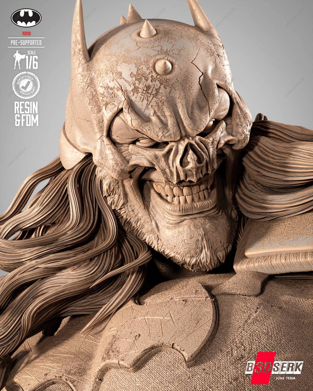 P站图纸印象馆 B3DSERK DC漫画 匝尼亚蝙蝠侠 B3DSERK DC漫画 匝尼亚蝙蝠侠