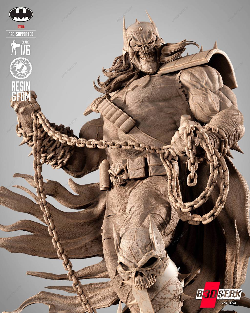 P站图纸印象馆 B3DSERK DC漫画 匝尼亚蝙蝠侠 B3DSERK DC漫画 匝尼亚蝙蝠侠