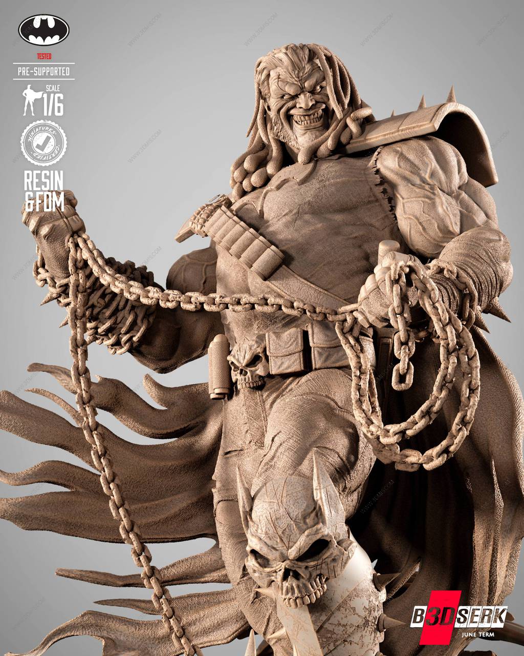 P站图纸印象馆 B3DSERK DC漫画 匝尼亚蝙蝠侠 B3DSERK DC漫画 匝尼亚蝙蝠侠