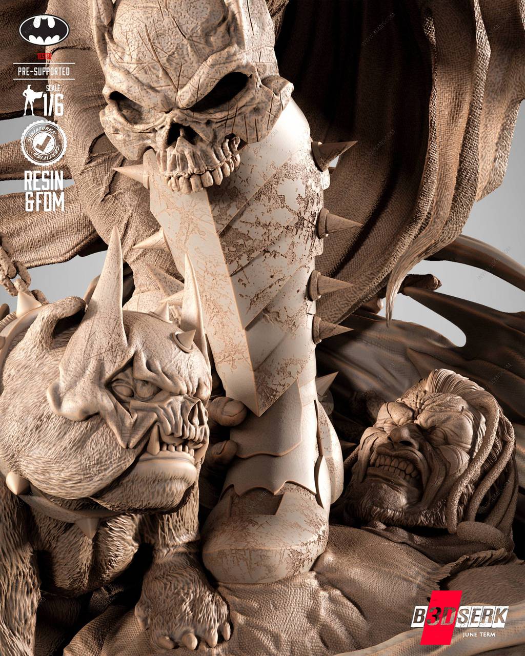 P站图纸印象馆 B3DSERK DC漫画 匝尼亚蝙蝠侠 B3DSERK DC漫画 匝尼亚蝙蝠侠