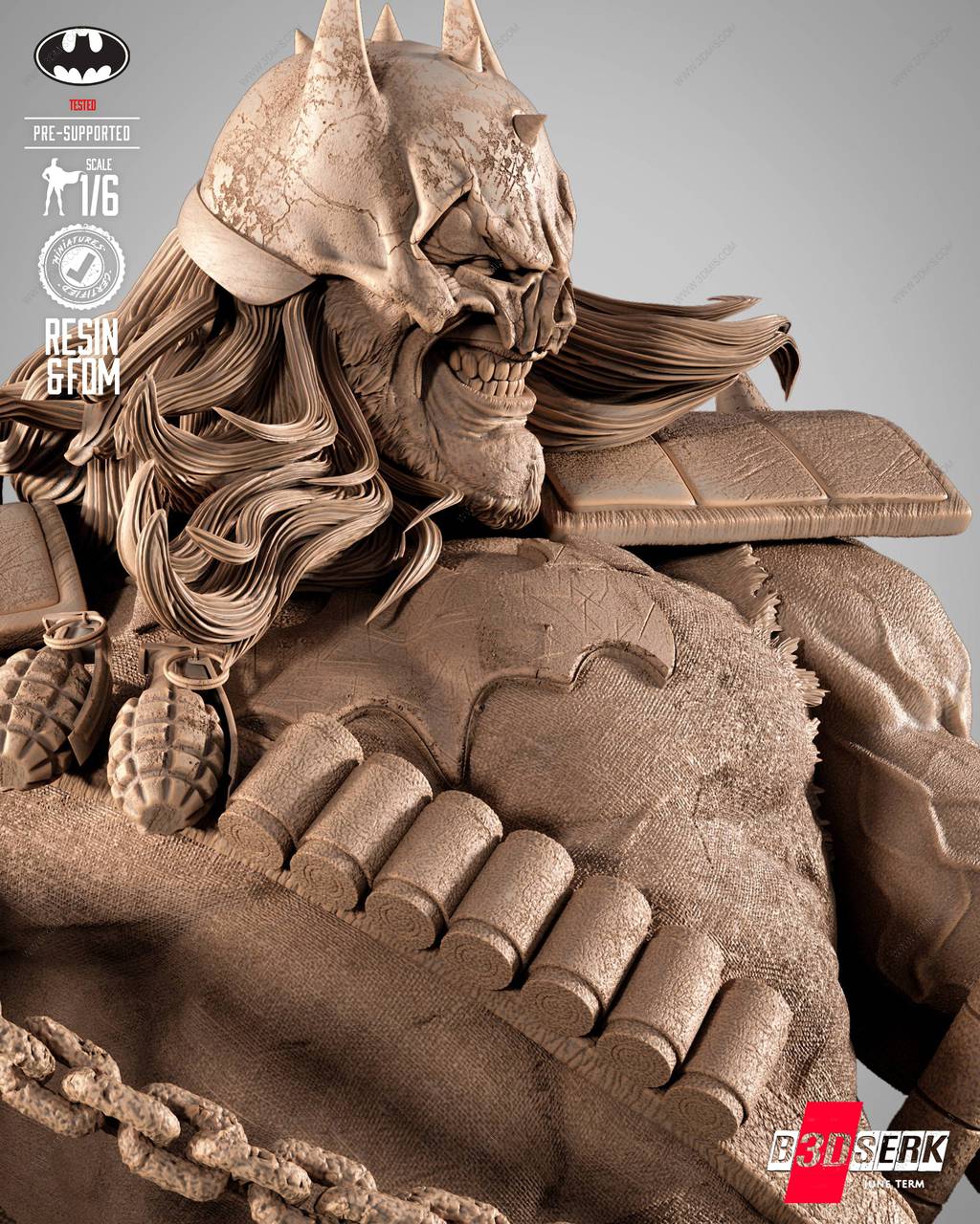 P站图纸印象馆 B3DSERK DC漫画 匝尼亚蝙蝠侠 B3DSERK DC漫画 匝尼亚蝙蝠侠