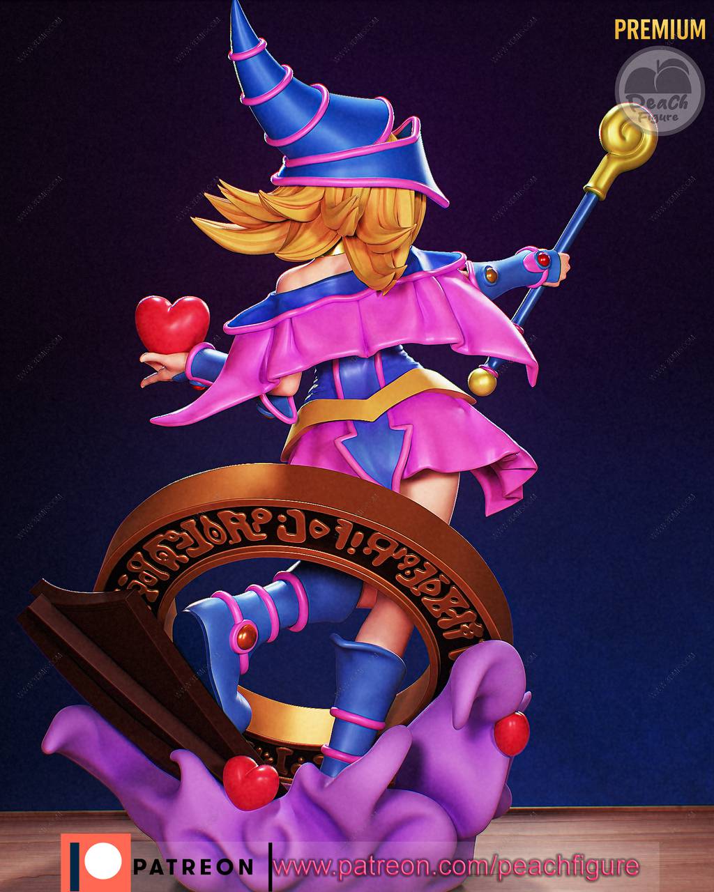 P站图纸印象馆 Peach Figure 游戏王 黑魔导女孩 Peach Figure 游戏王 黑魔导女孩