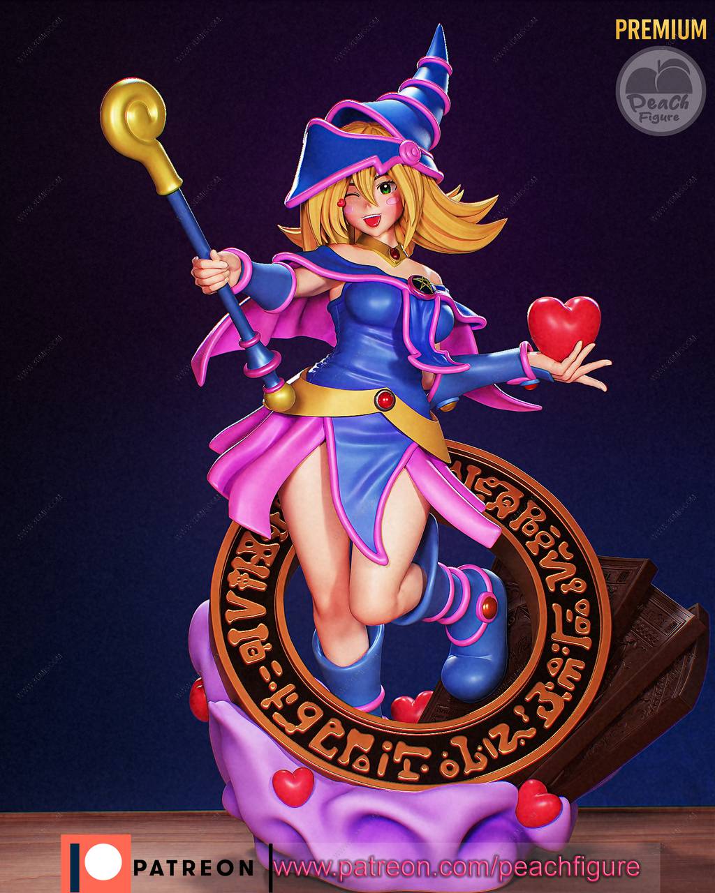 P站图纸印象馆 Peach Figure 游戏王 黑魔导女孩 Peach Figure 游戏王 黑魔导女孩