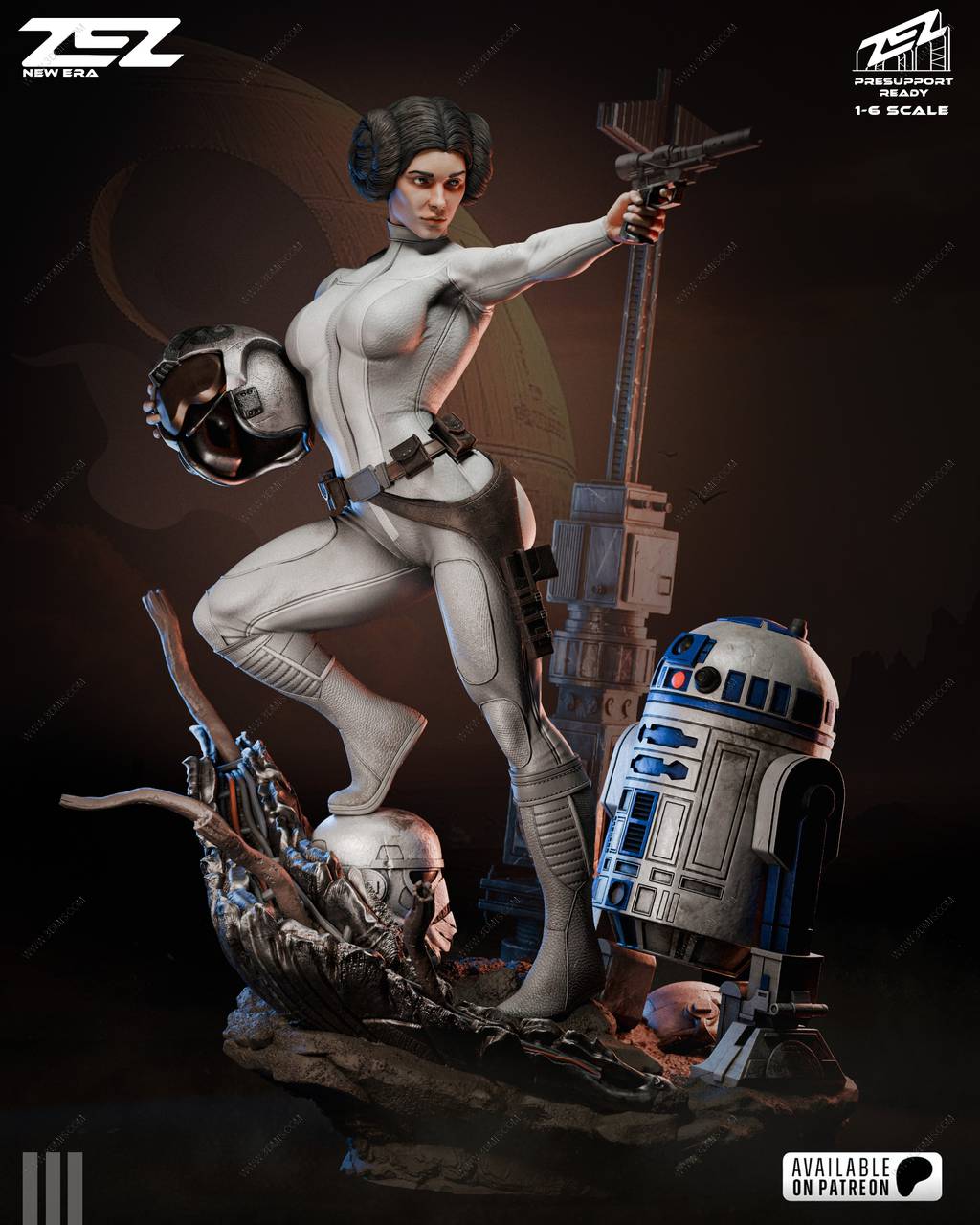 P站图纸印象馆 ZEZ STUDIOS 星球大战 莱娅·奥加纳·索罗 ZEZ STUDIOS 星球大战 莱娅·奥加纳·索罗