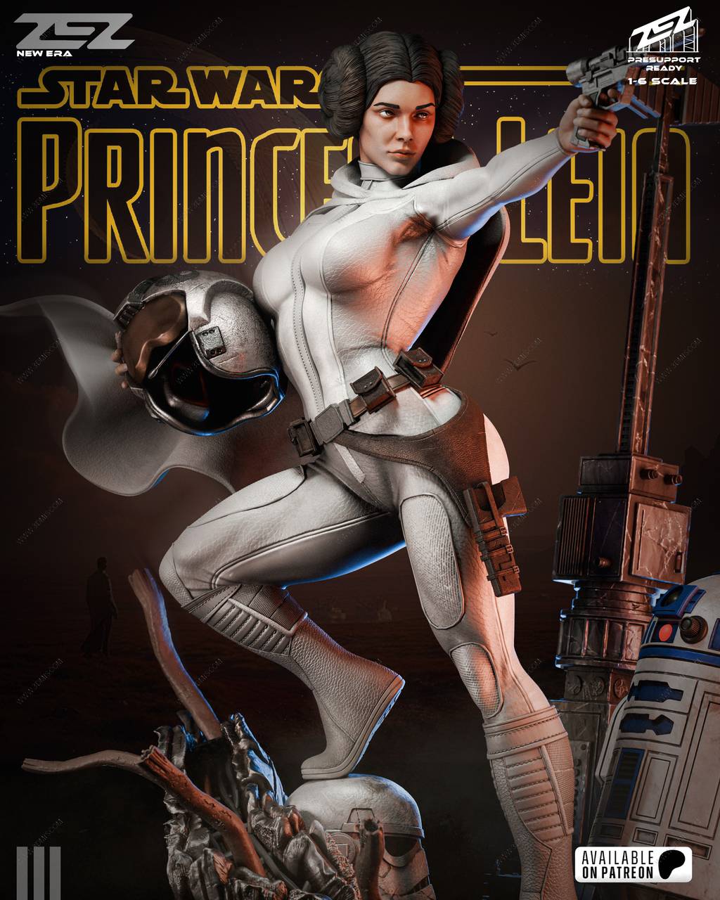 P站图纸印象馆 ZEZ STUDIOS 星球大战 莱娅·奥加纳·索罗 ZEZ STUDIOS 星球大战 莱娅·奥加纳·索罗