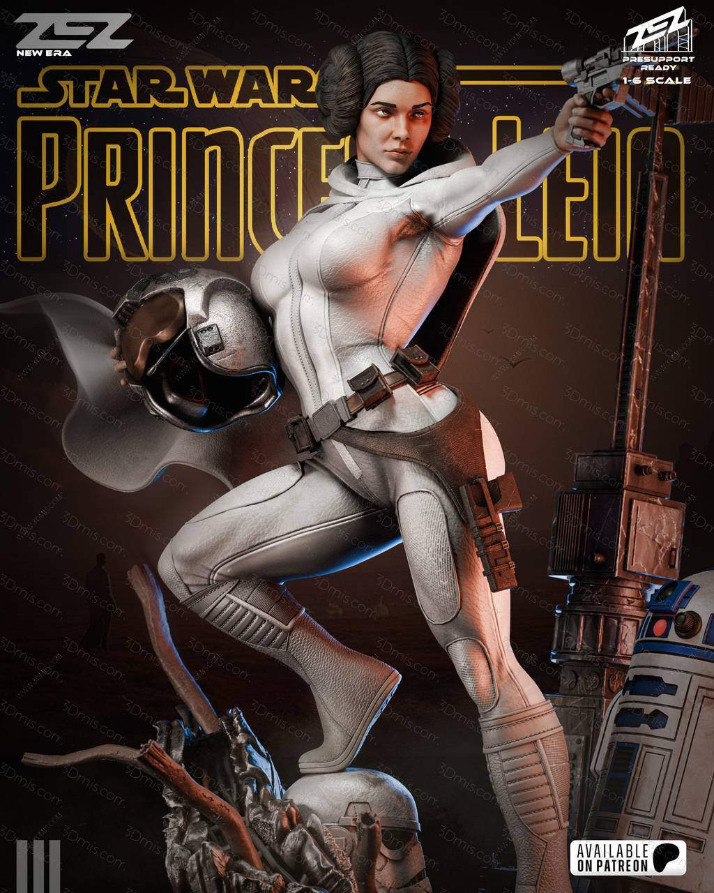 P站图纸印象馆 ZEZ STUDIOS 星球大战 莱娅·奥加纳·索罗 ZEZ STUDIOS 星球大战 莱娅·奥加纳·索罗