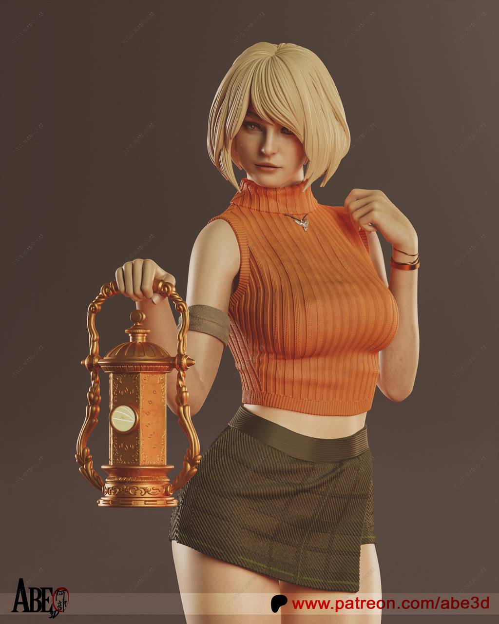 P站图纸印象馆 ABE3D 漫威 红发索尼娅 ABE3D 漫威 红发索尼娅