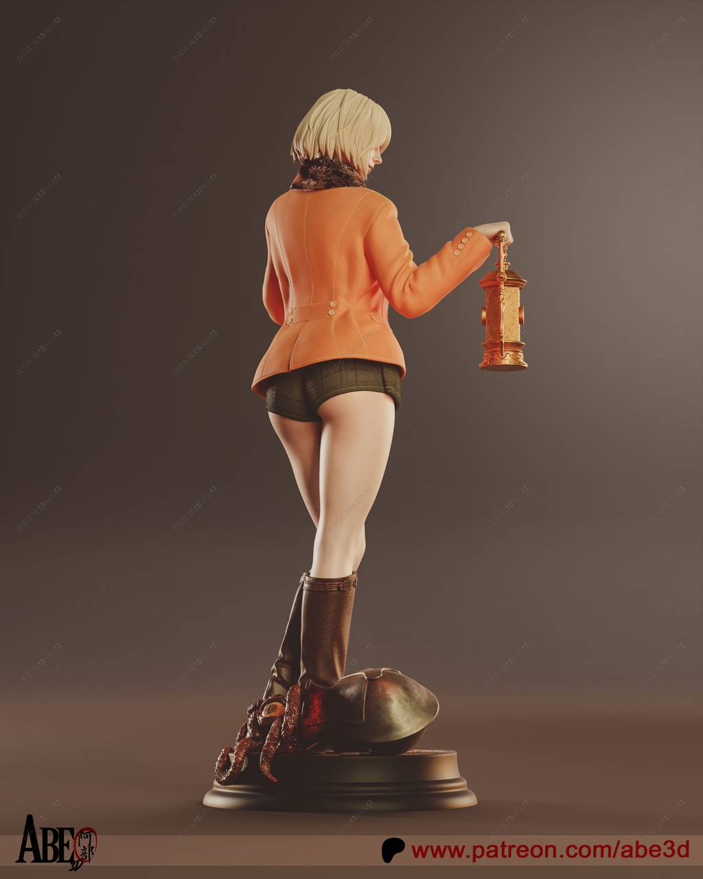 P站图纸印象馆 ABE3D 漫威 红发索尼娅 ABE3D 漫威 红发索尼娅