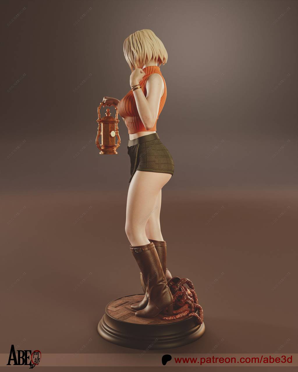 P站图纸印象馆 ABE3D 漫威 红发索尼娅 ABE3D 漫威 红发索尼娅