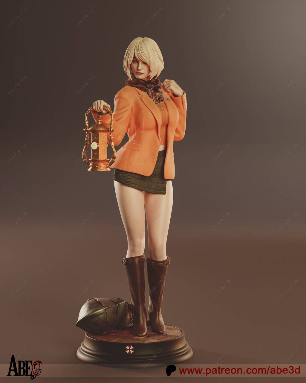 P站图纸印象馆 ABE3D 漫威 红发索尼娅 ABE3D 漫威 红发索尼娅