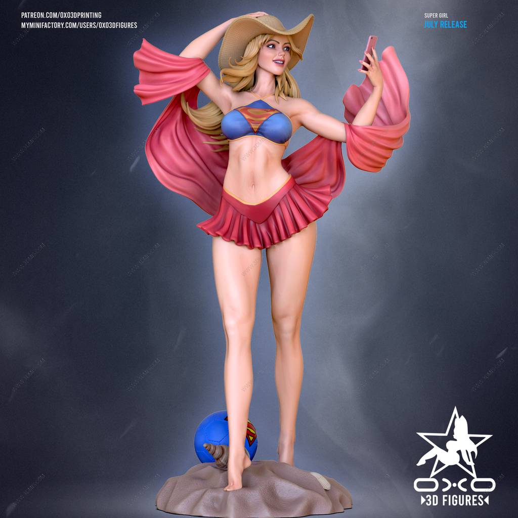 P站图纸印象馆 OXO3D DC漫画 女超人 OXO3D DC漫画 女超人