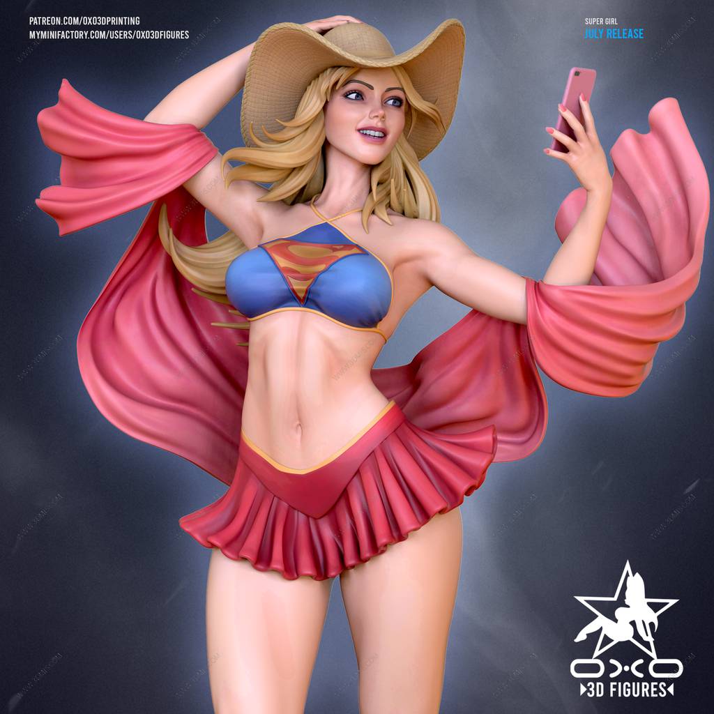 P站图纸印象馆 OXO3D DC漫画 女超人 OXO3D DC漫画 女超人