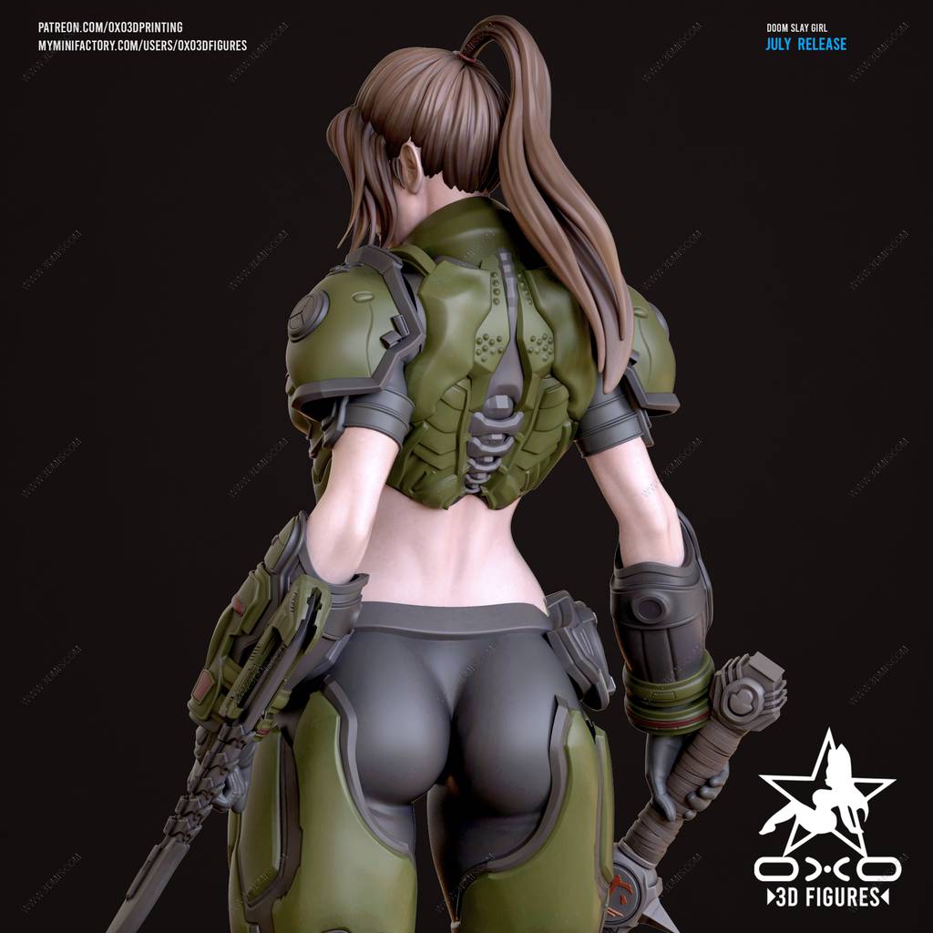 P站图纸印象馆 OXO3D 毁灭战士 恶魔屠戮者 OXO3D 毁灭战士 恶魔屠戮者