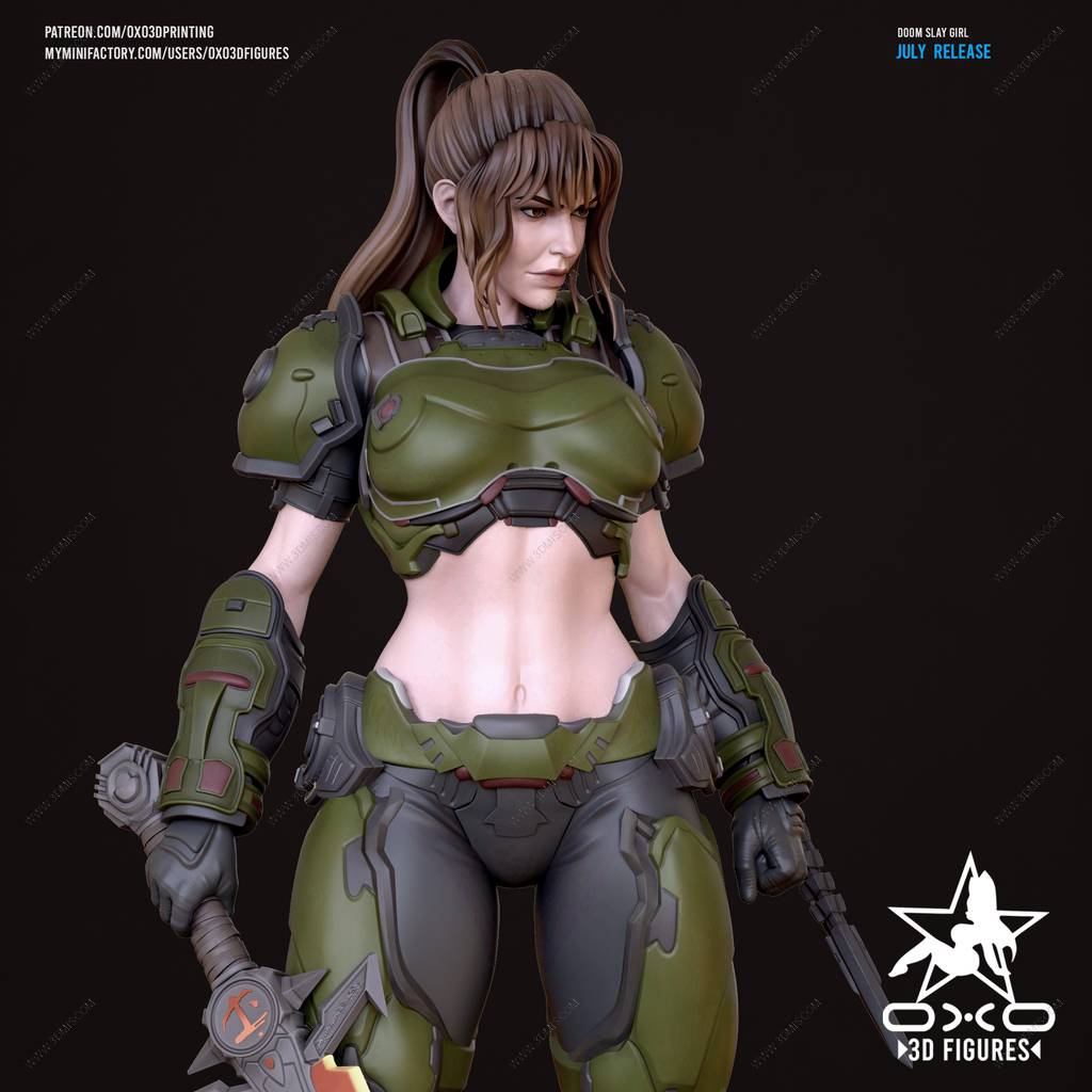 P站图纸印象馆 OXO3D 毁灭战士 恶魔屠戮者 OXO3D 毁灭战士 恶魔屠戮者