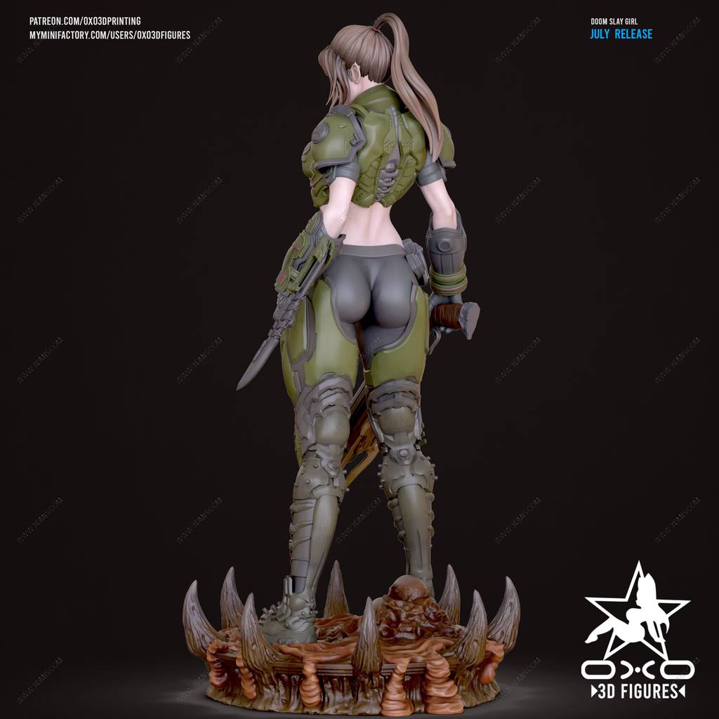 P站图纸印象馆 OXO3D 毁灭战士 恶魔屠戮者 OXO3D 毁灭战士 恶魔屠戮者