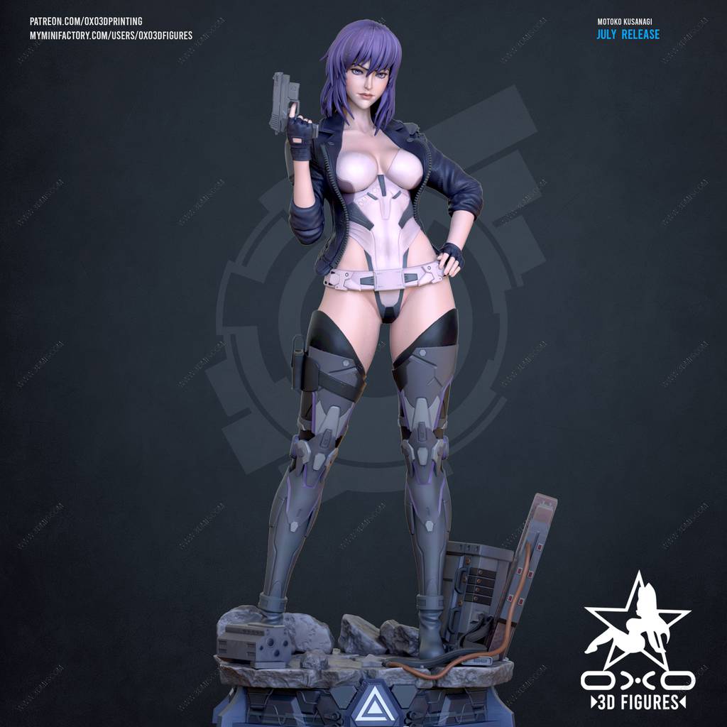 P站图纸印象馆 OXO3D 攻壳机动队 草薙素子 OXO3D 攻壳机动队 草薙素子