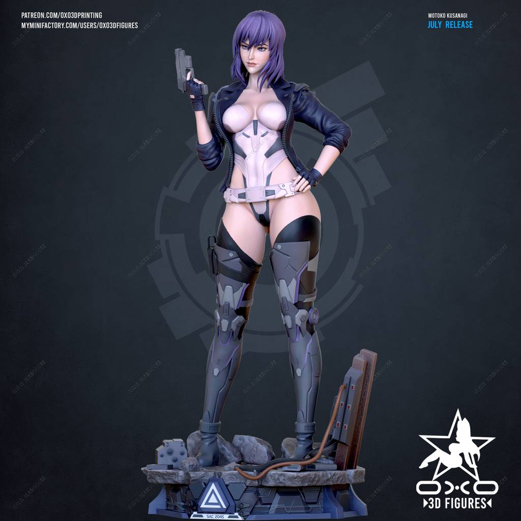 P站图纸印象馆 OXO3D 攻壳机动队 草薙素子 OXO3D 攻壳机动队 草薙素子