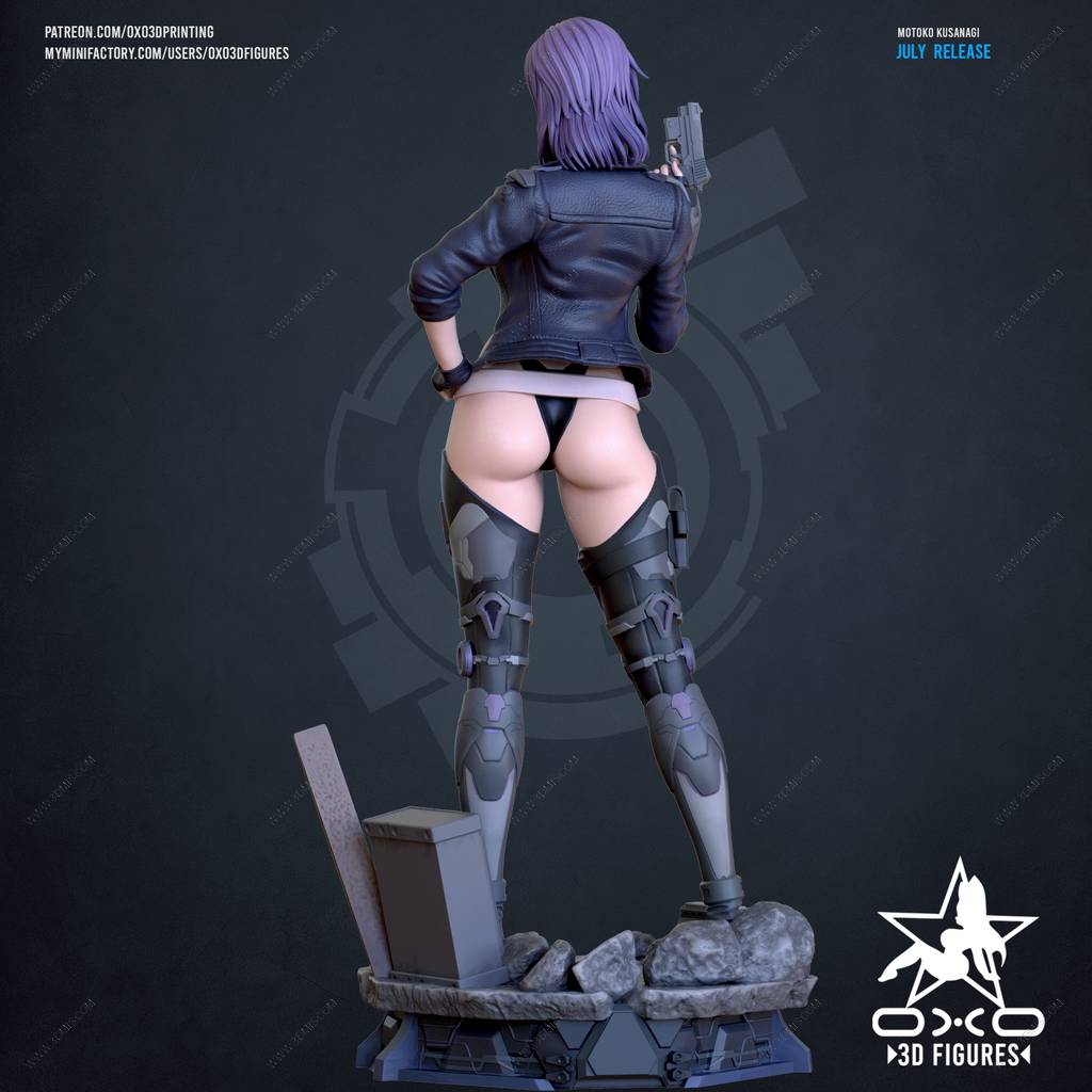 P站图纸印象馆 OXO3D 攻壳机动队 草薙素子 OXO3D 攻壳机动队 草薙素子