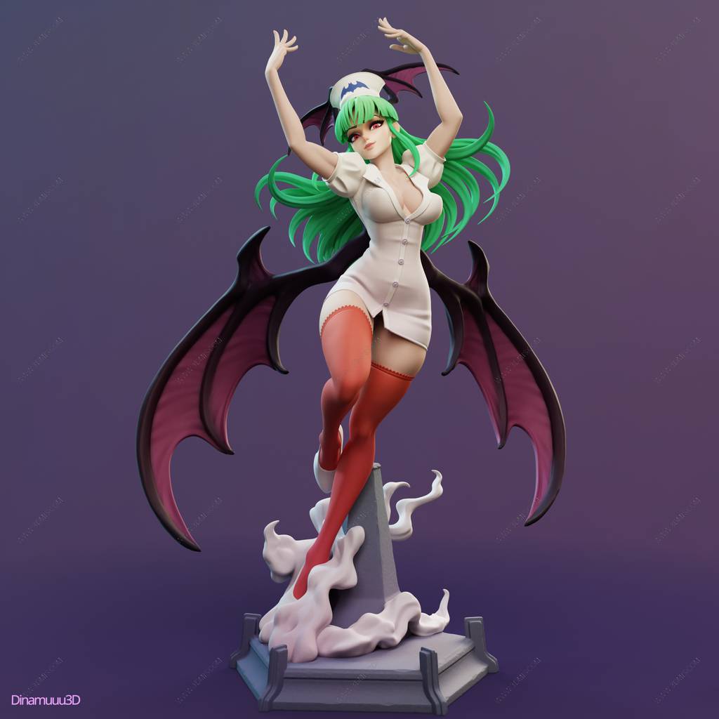 P站图纸印象馆 Dinamuuu 3D 恶魔战士 莫莉卡·安斯兰特 Dinamuuu 3D 恶魔战士 莫莉卡·安斯兰特