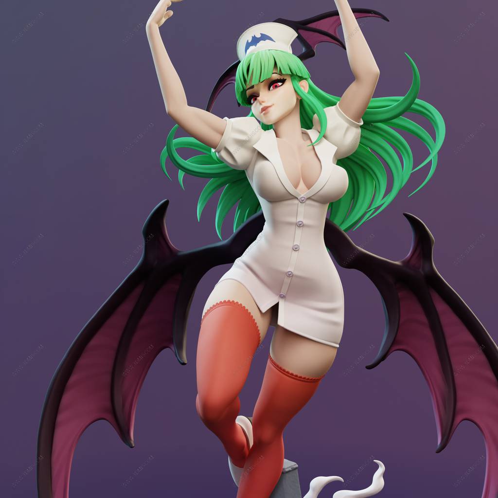 P站图纸印象馆 Dinamuuu 3D 恶魔战士 莫莉卡·安斯兰特 Dinamuuu 3D 恶魔战士 莫莉卡·安斯兰特