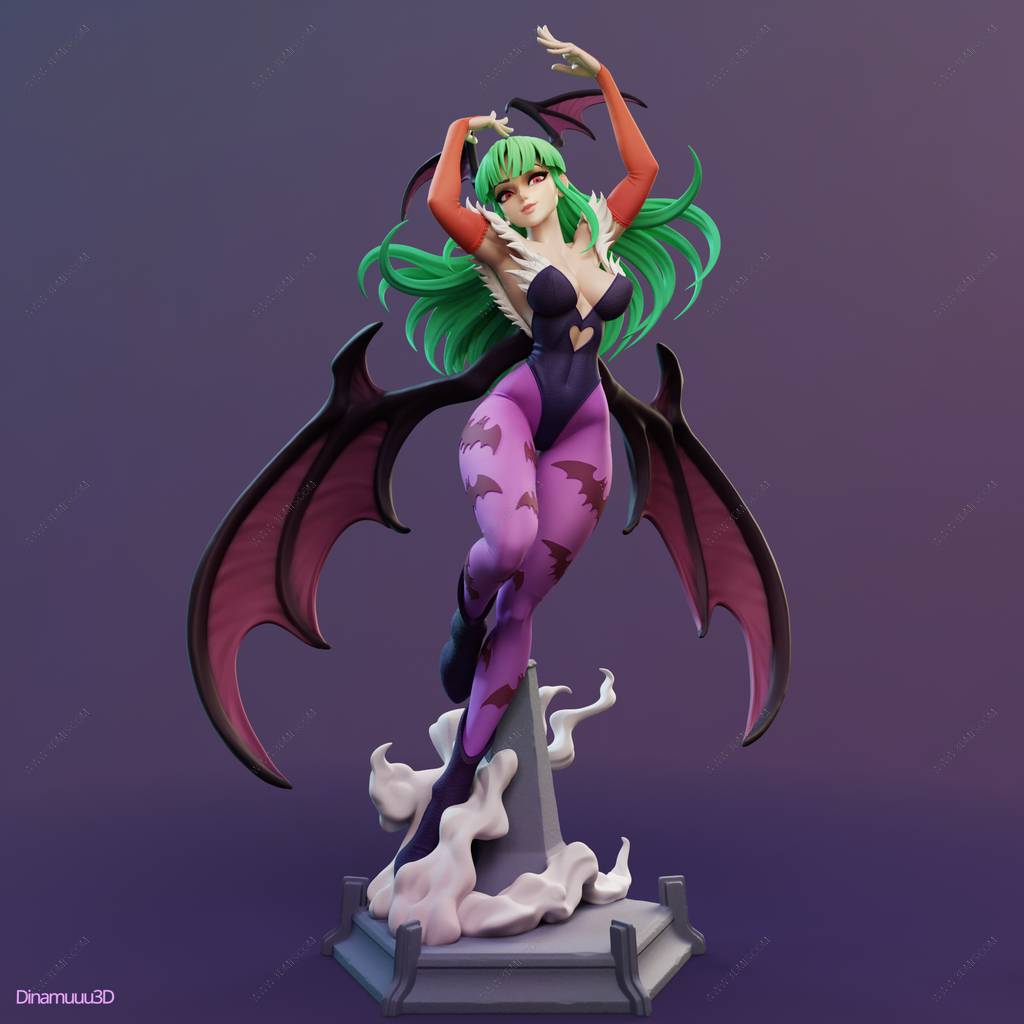 P站图纸印象馆 Dinamuuu 3D 恶魔战士 莫莉卡·安斯兰特 Dinamuuu 3D 恶魔战士 莫莉卡·安斯兰特