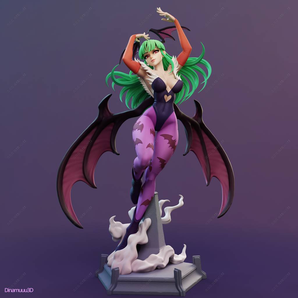 P站图纸印象馆 Dinamuuu 3D 恶魔战士 莫莉卡·安斯兰特 Dinamuuu 3D 恶魔战士 莫莉卡·安斯兰特