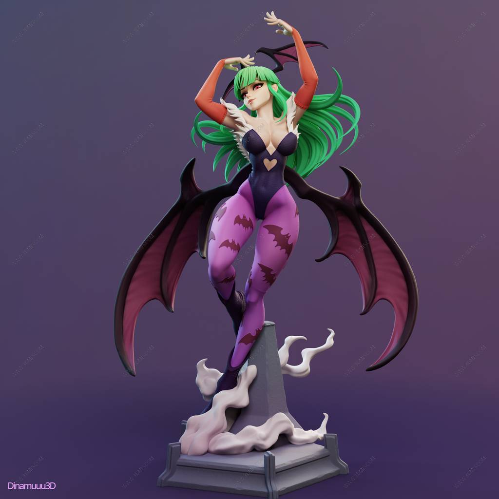 P站图纸印象馆 Dinamuuu 3D 恶魔战士 莫莉卡·安斯兰特 Dinamuuu 3D 恶魔战士 莫莉卡·安斯兰特