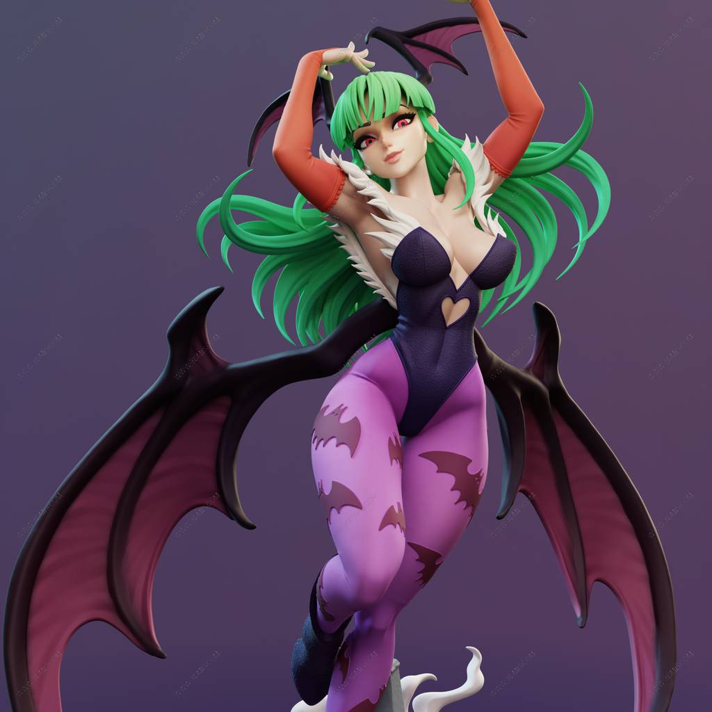 P站图纸印象馆 Dinamuuu 3D 恶魔战士 莫莉卡·安斯兰特 Dinamuuu 3D 恶魔战士 莫莉卡·安斯兰特