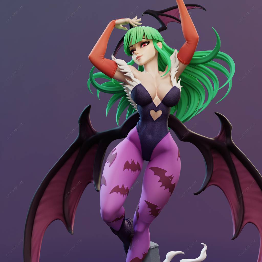 P站图纸印象馆 Dinamuuu 3D 恶魔战士 莫莉卡·安斯兰特 Dinamuuu 3D 恶魔战士 莫莉卡·安斯兰特