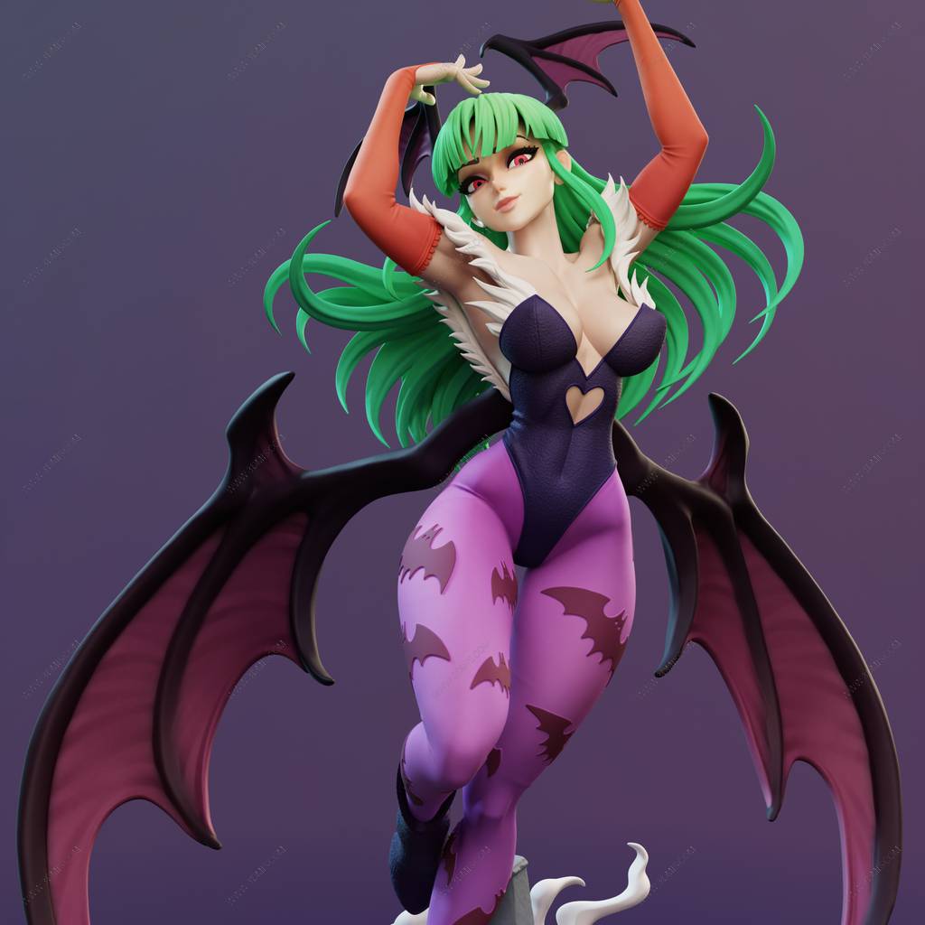 P站图纸印象馆 Dinamuuu 3D 恶魔战士 莫莉卡·安斯兰特 Dinamuuu 3D 恶魔战士 莫莉卡·安斯兰特