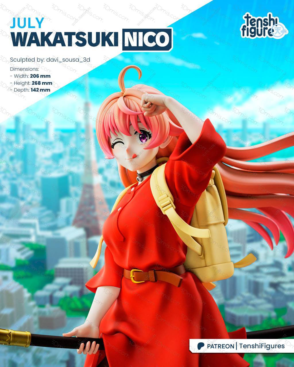 P站图纸印象馆 Tenshi Figures 魔女与使魔 若月妮可 Tenshi Figures 魔女与使魔 若月妮可