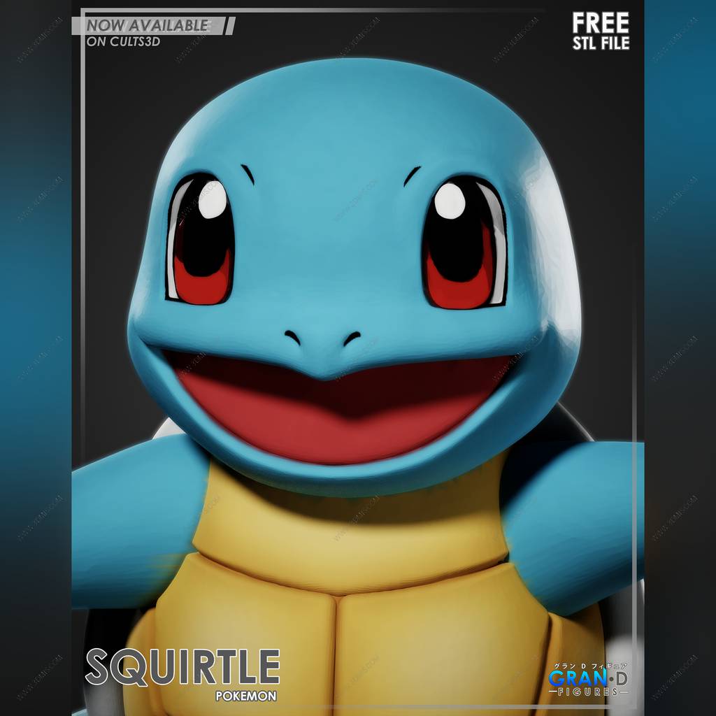 P站图纸印象馆 精灵宝可梦 杰尼龟 精灵宝可梦 杰尼龟