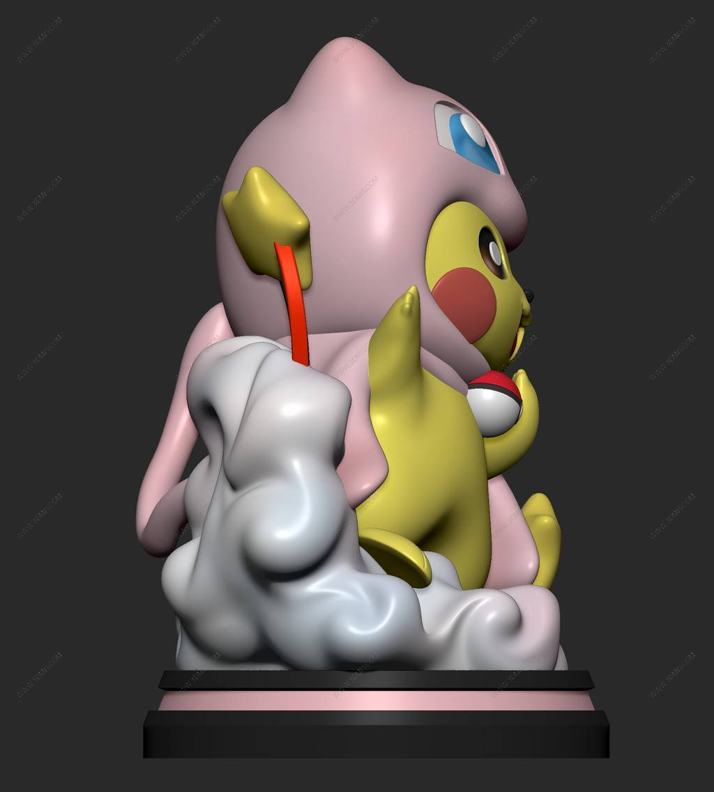 P站图纸印象馆 精灵宝可梦 皮卡丘 精灵宝可梦 皮卡丘