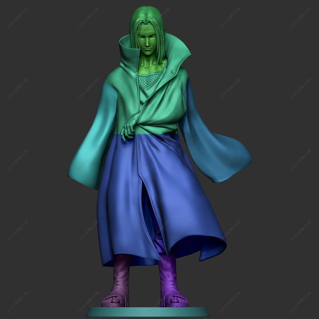 P站图纸印象馆 CA3D 火影忍者 宇智波鼬 CA3D 火影忍者 宇智波鼬