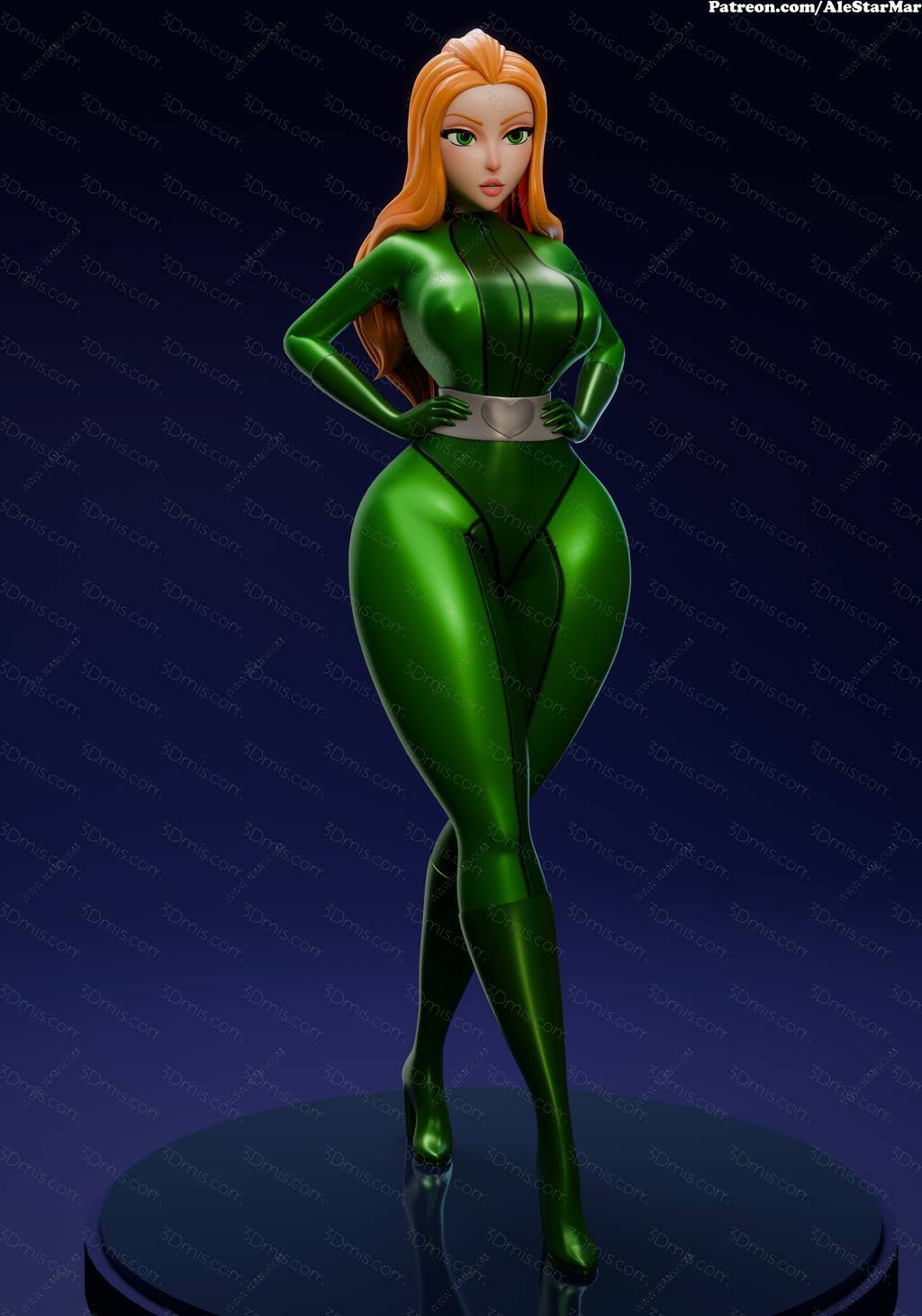 P站图纸印象馆 少女特工组 莎美 少女特工组 莎美