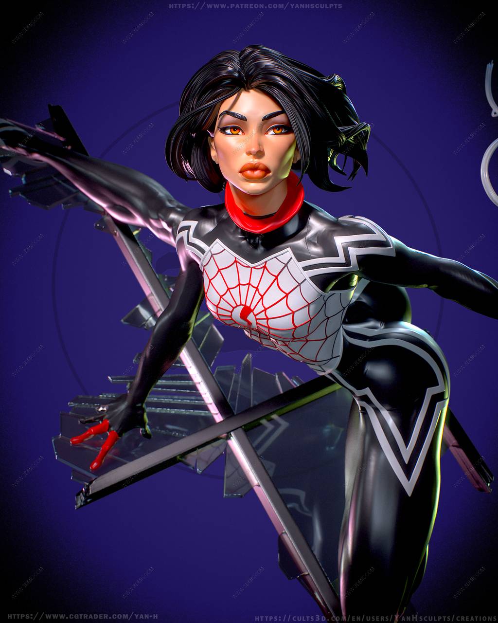 P站图纸印象馆 Yan H 漫威 辛迪·沐恩 Yan H 漫威 辛迪·沐恩