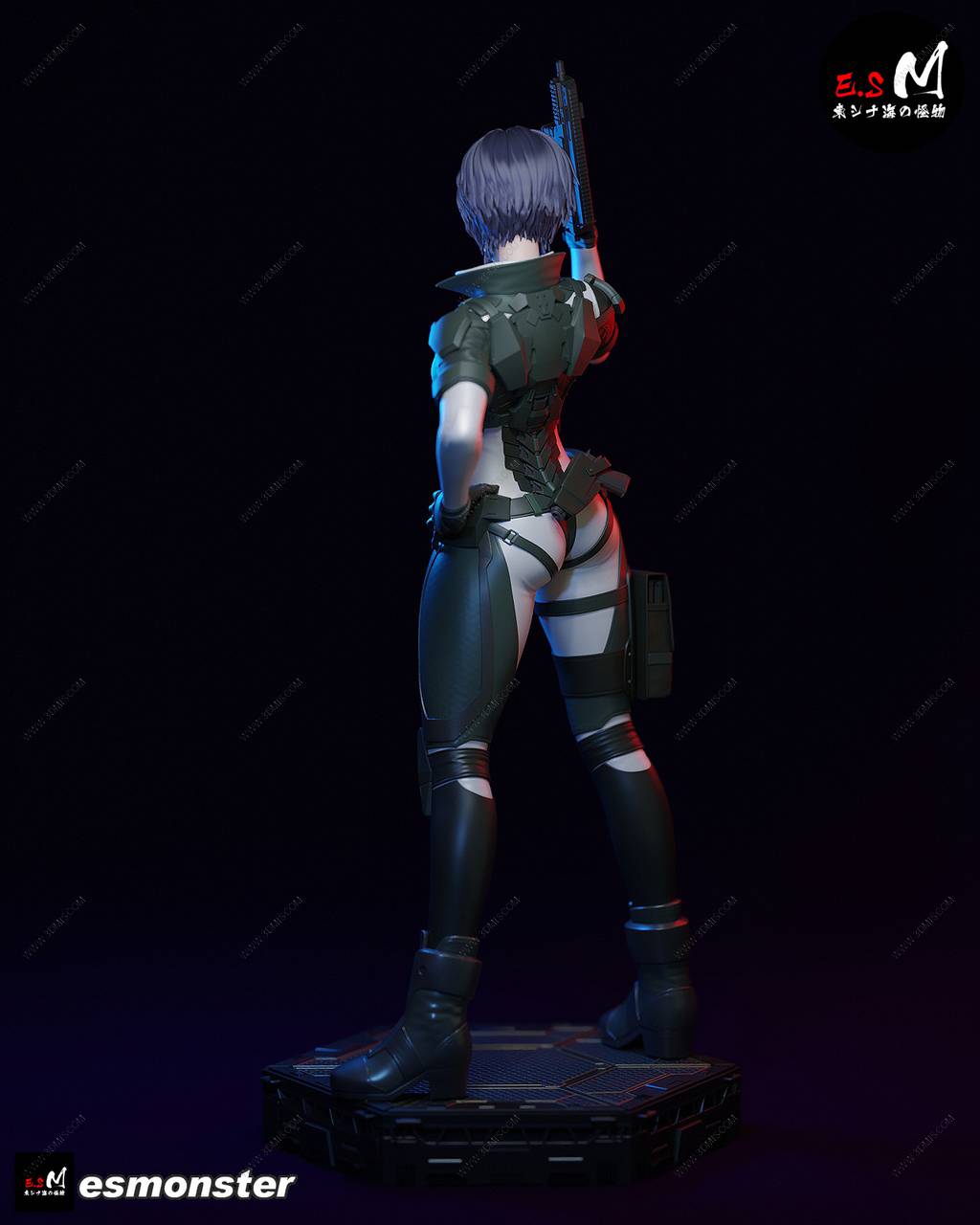 P站图纸印象馆 ESMonster 攻壳机动队 草薙素子 ESMonster 攻壳机动队 草薙素子