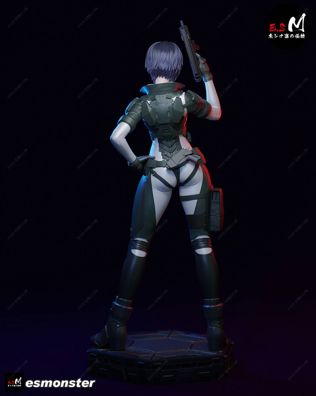 P站图纸印象馆 ESMonster 攻壳机动队 草薙素子 ESMonster 攻壳机动队 草薙素子