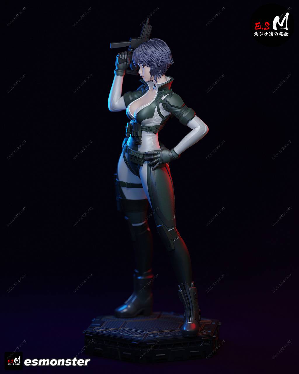 P站图纸印象馆 ESMonster 攻壳机动队 草薙素子 ESMonster 攻壳机动队 草薙素子