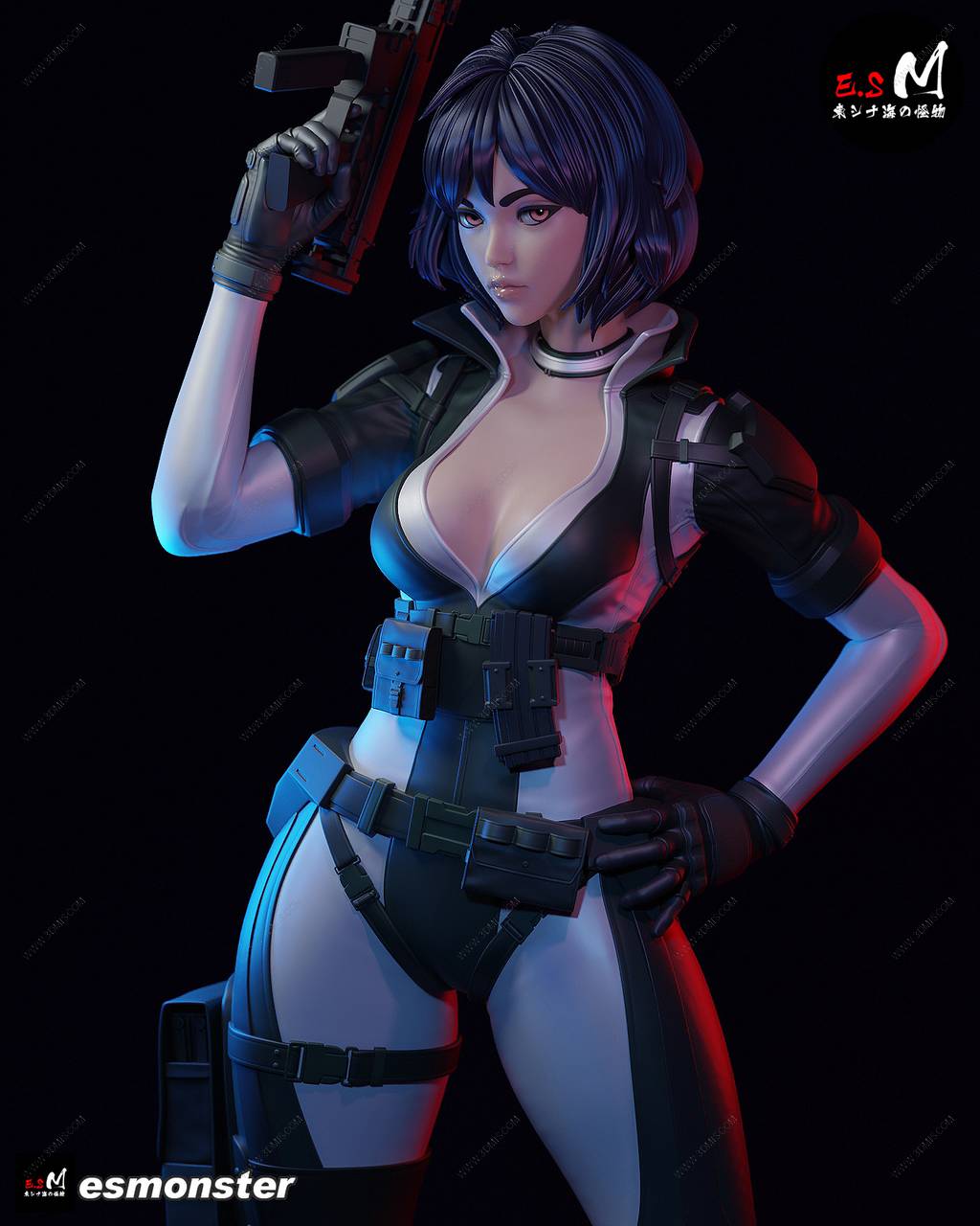 P站图纸印象馆 ESMonster 攻壳机动队 草薙素子 ESMonster 攻壳机动队 草薙素子