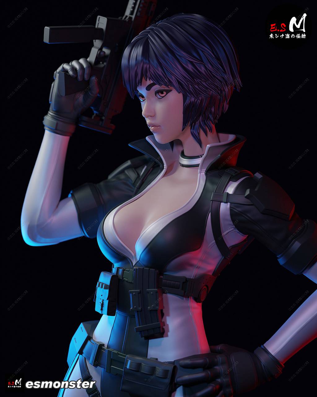 P站图纸印象馆 ESMonster 攻壳机动队 草薙素子 ESMonster 攻壳机动队 草薙素子