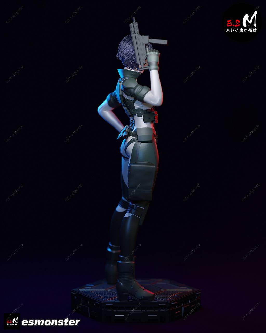 P站图纸印象馆 ESMonster 攻壳机动队 草薙素子 ESMonster 攻壳机动队 草薙素子