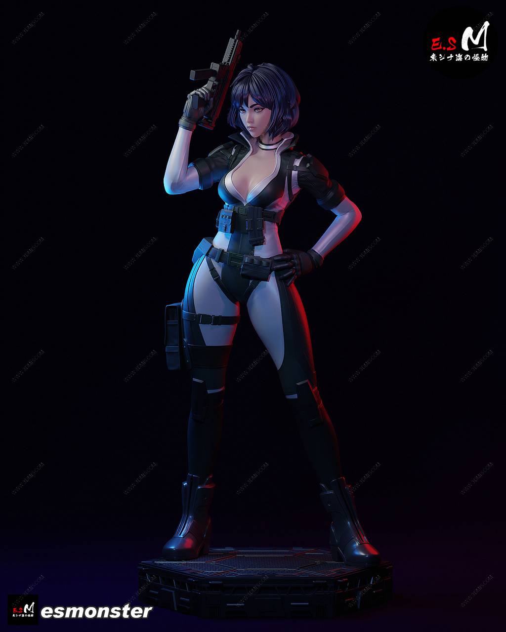 P站图纸印象馆 ESMonster 攻壳机动队 草薙素子 ESMonster 攻壳机动队 草薙素子