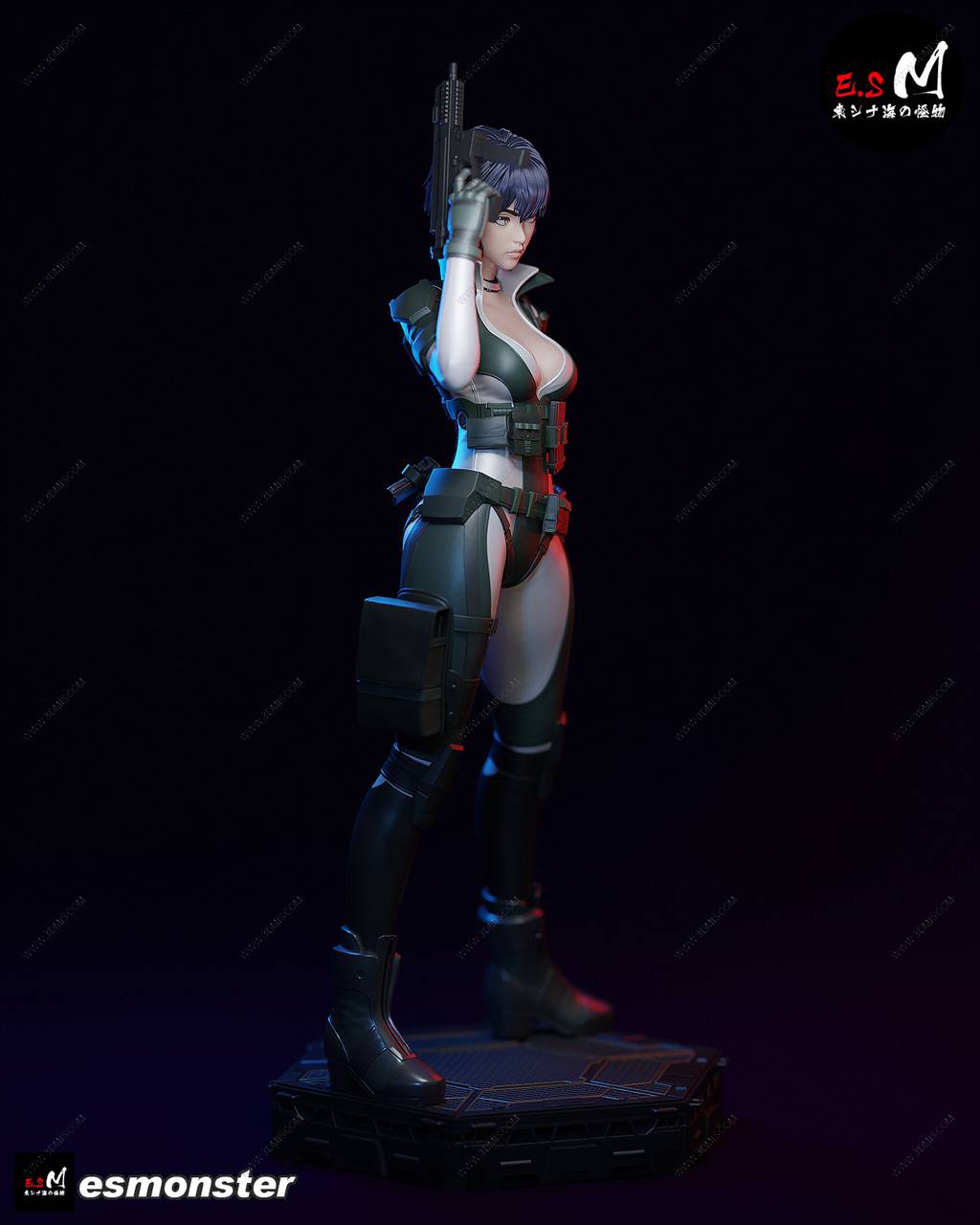 P站图纸印象馆 ESMonster 攻壳机动队 草薙素子 ESMonster 攻壳机动队 草薙素子