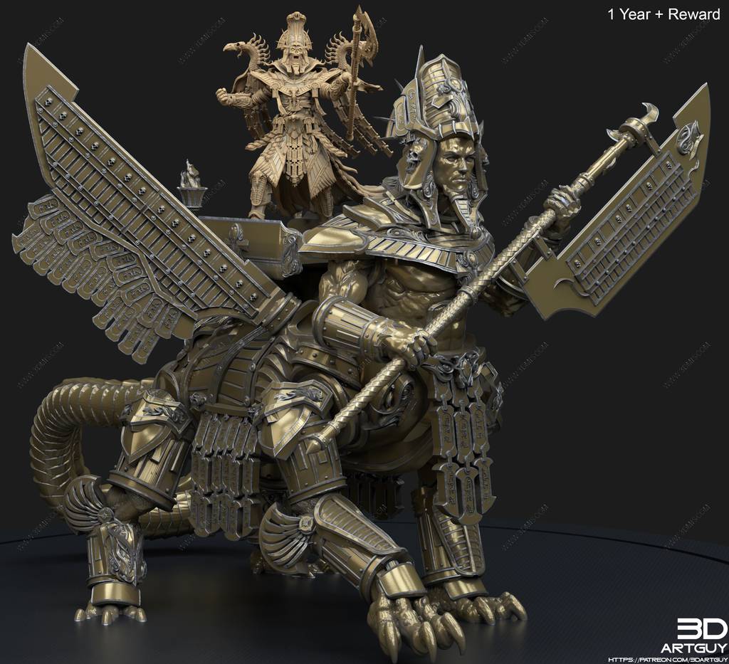 P站图纸印象馆 3DArtGuy 斯芬克斯 3DArtGuy 斯芬克斯