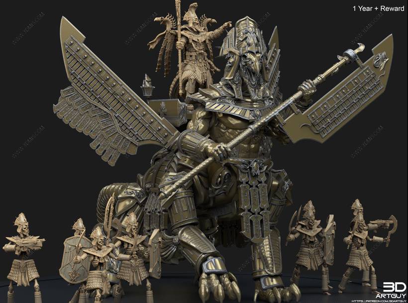 P站图纸印象馆 3DArtGuy 斯芬克斯 3DArtGuy 斯芬克斯