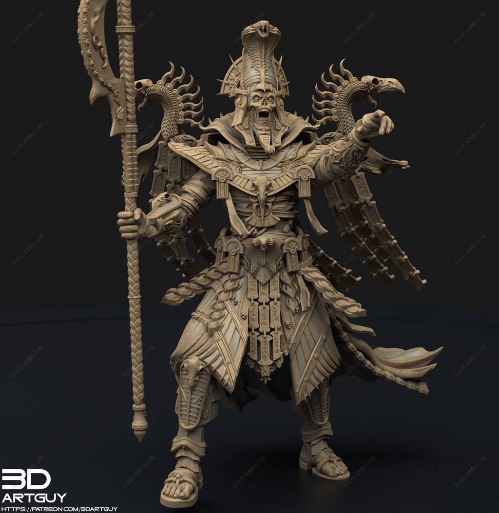 P站图纸印象馆 3DArtGuy 亡灵法老 3DArtGuy 亡灵法老